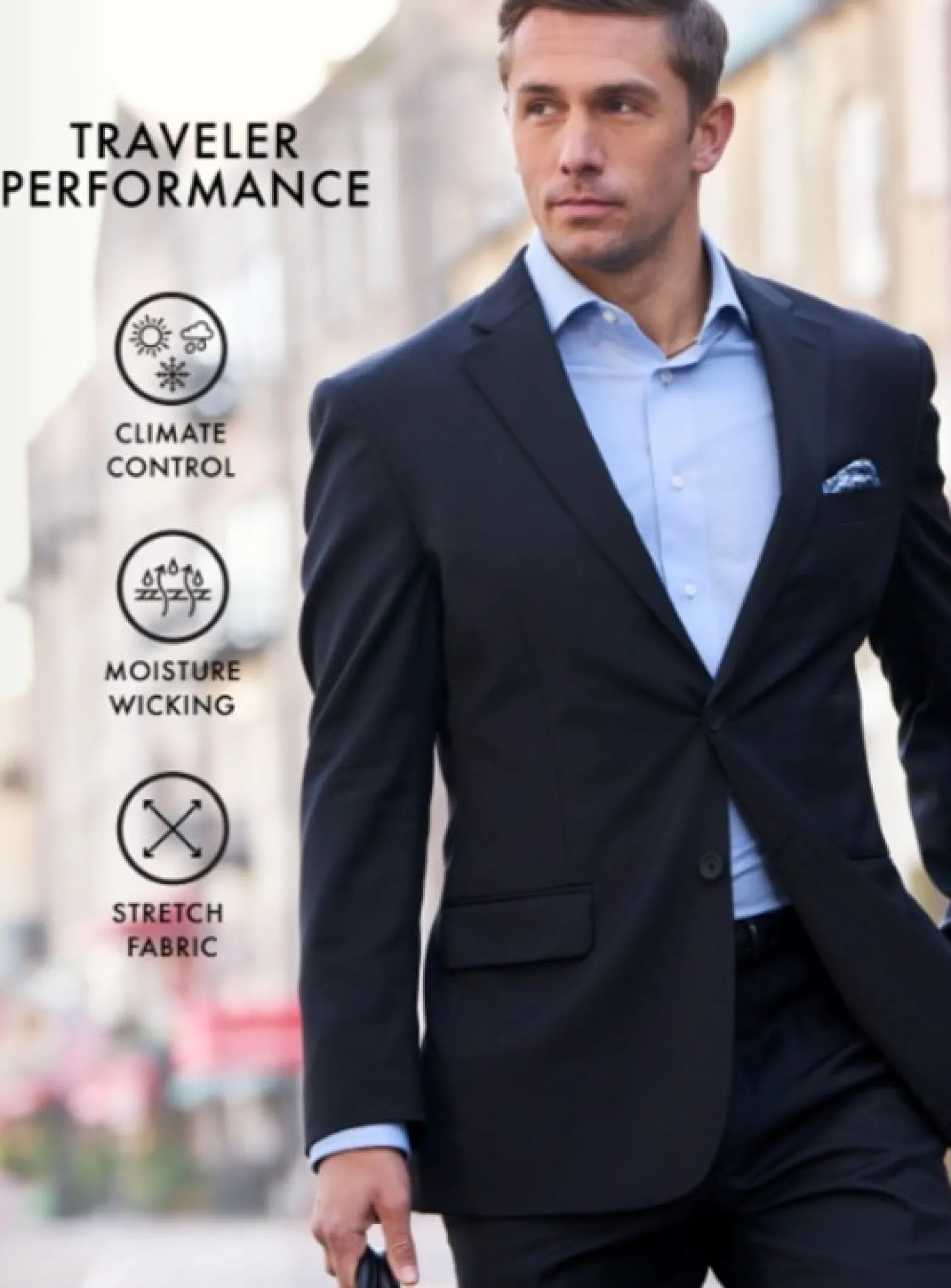 Traveler® Performance Collection Slim Fit Blazer
