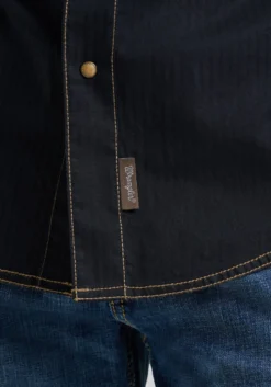Wrangler Retro Premium Tailored Fit Western Button Up Shirt
